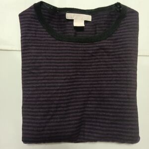 Cashmere Striped Crewneck Sweater